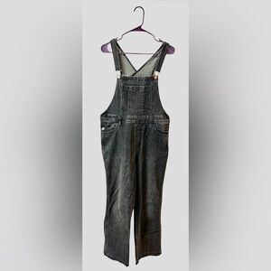 Universal Thread Dark Gray Denim Overalls, size 10/30R